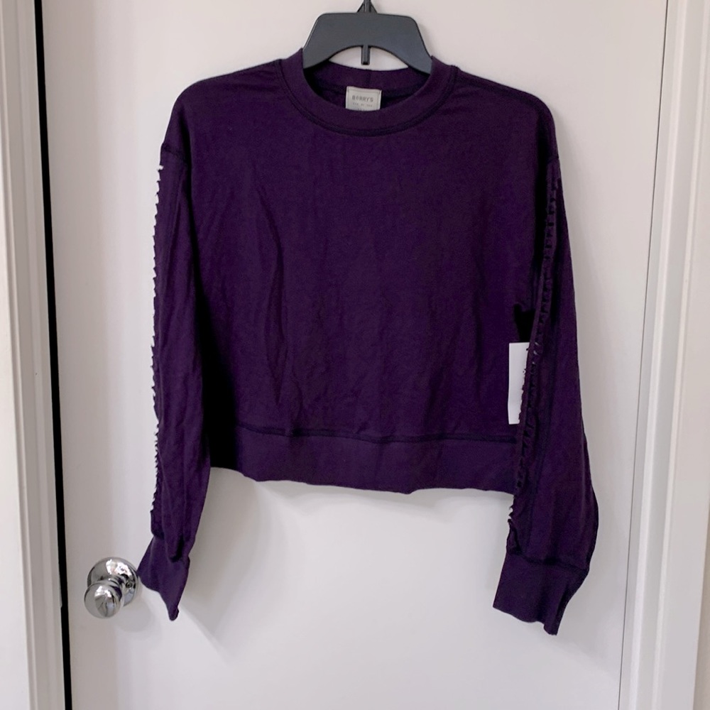 Crop top lightweight sweatshirt